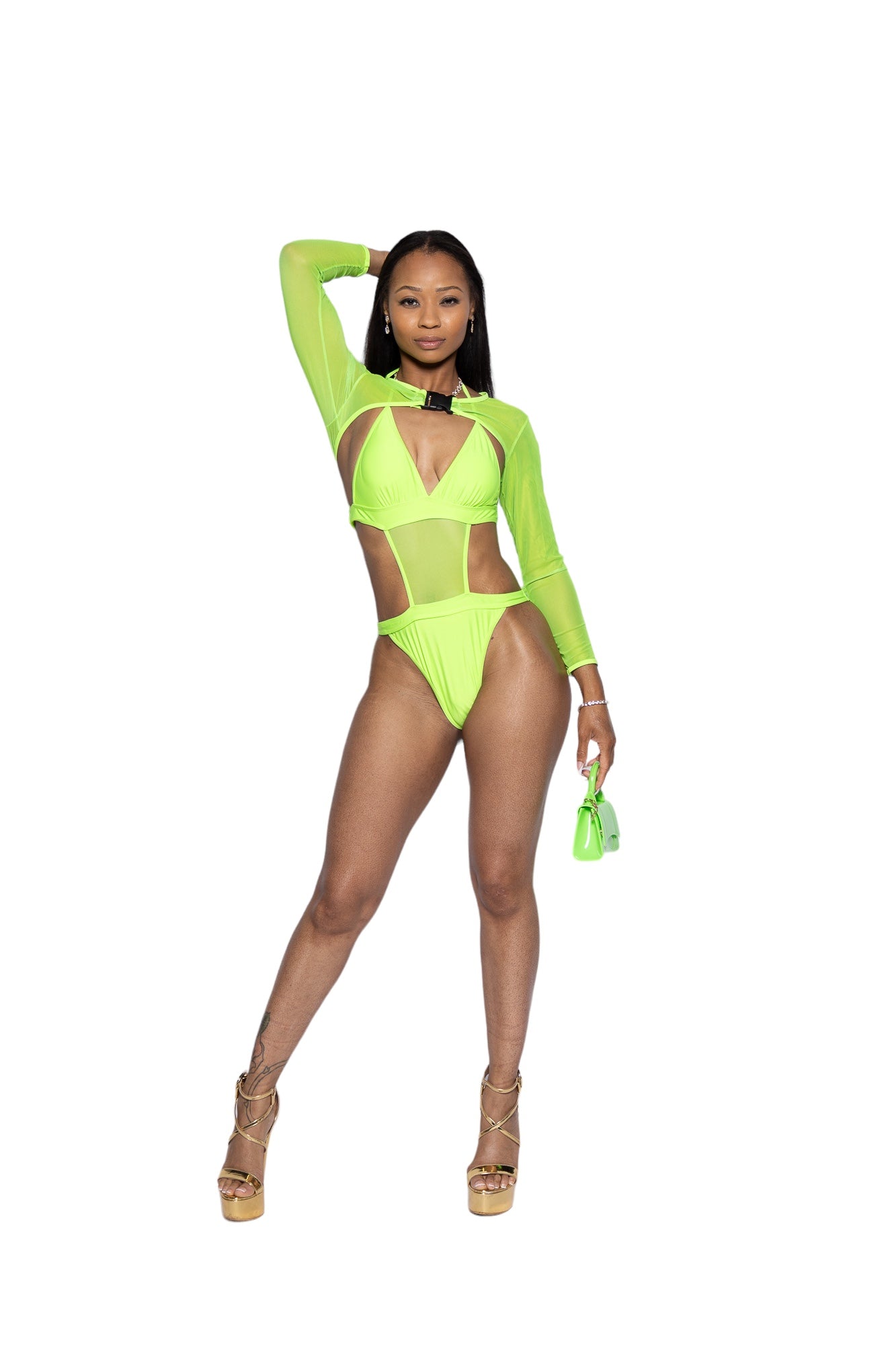 Neon 2 Piece Body Swimsuit